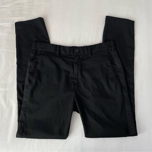 pacsun black slim fit trouser pants